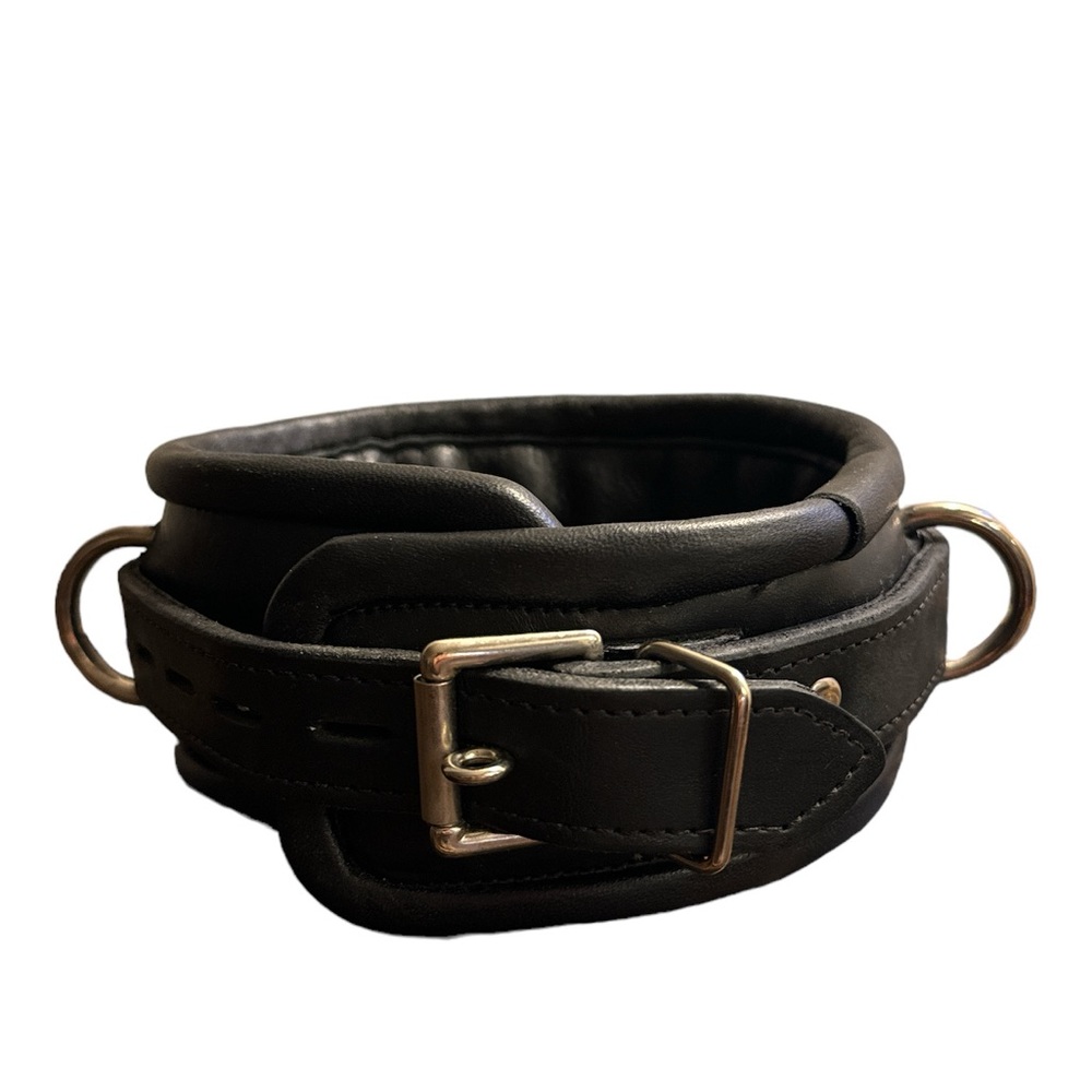 Genuine Leather Collar - padded